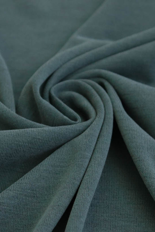 Blue Sage. Cupro Knit. CUP-107. - Boho Fabrics