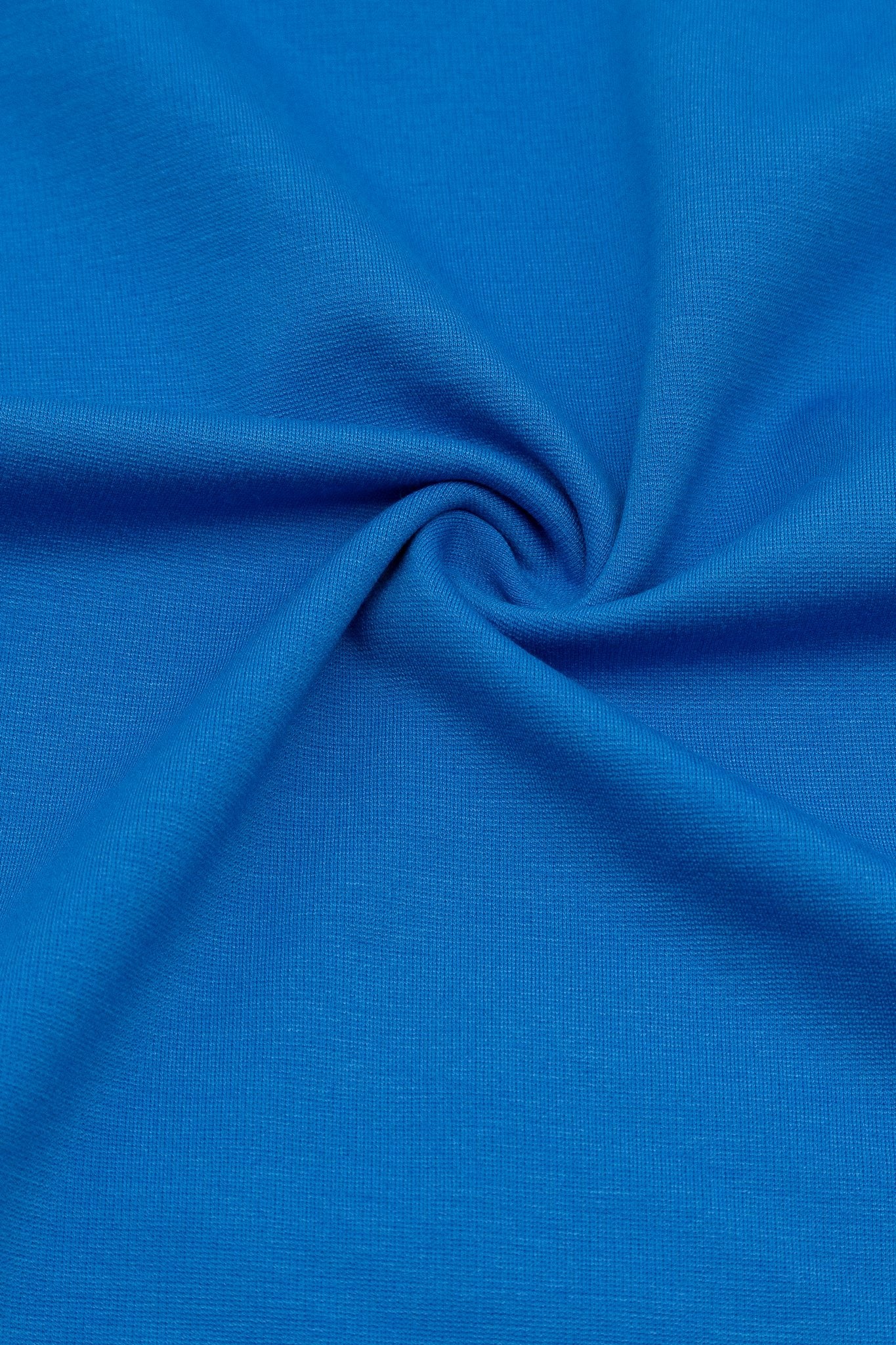 Blue, Solid Ponte Knit Fabric - Boho Fabrics - Ponte Solid, Knit Fabric
