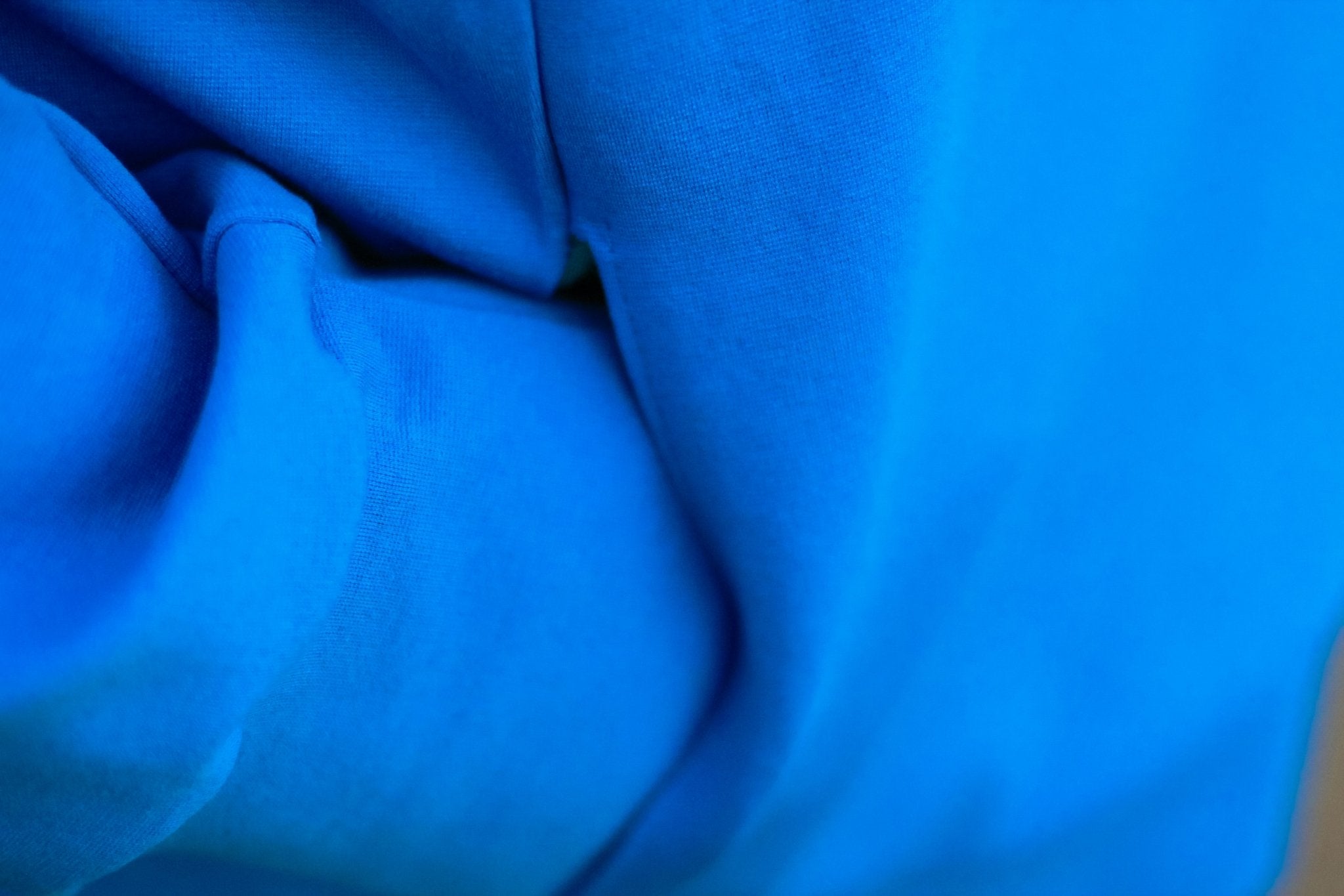 Blue, Solid Ponte Knit Fabric - Boho Fabrics - Ponte Solid, Knit Fabric