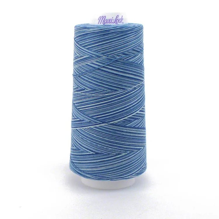 Blueberry Cobbler – 3,000 yd Maxi - Lock Variegated Serger Thread - Boho Fabrics - Thread