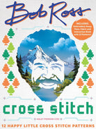 Bob Ross Cross Stitch: 12 Happy Little Patterns - Boho Fabrics - Sewing Kits