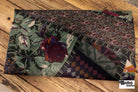 Bohemian Patchwork, Vintage Woven Fabric. SOLD AS 2.5 + Yard Piece - Boho Fabrics - Vintage Fabric
