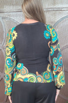 Boho Paisley, Printed Rayon Knit Fabric - Boho Fabrics - Rayon Jersey Prints, Knit Fabric