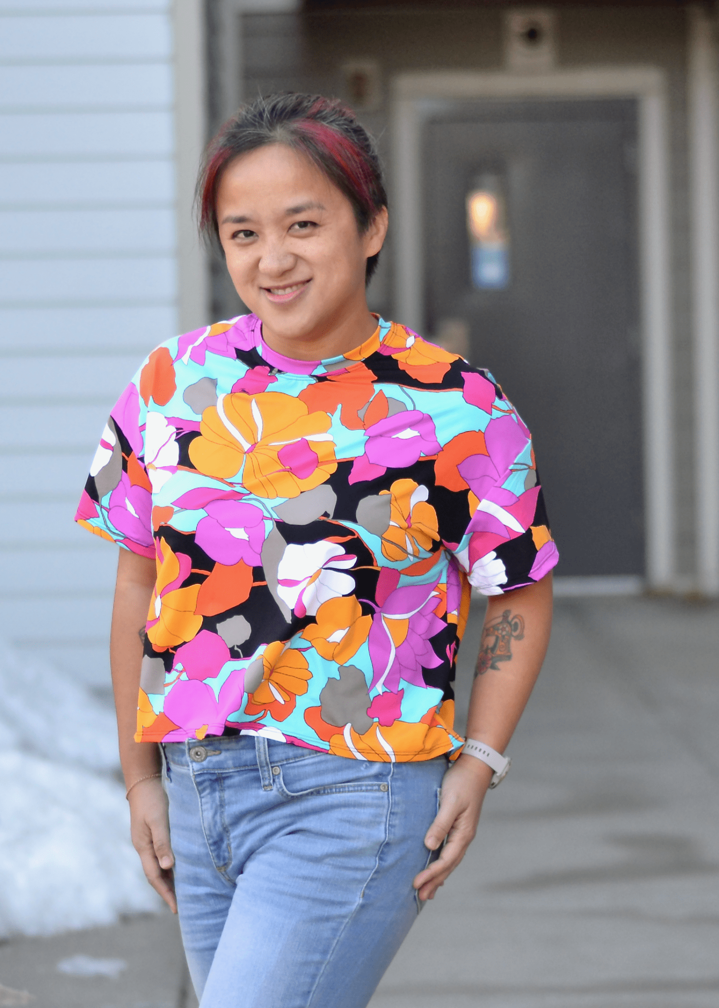 Boho Summer, Printed Athletic Knit Fabric - Boho Fabrics - Athletic Knit Fabric