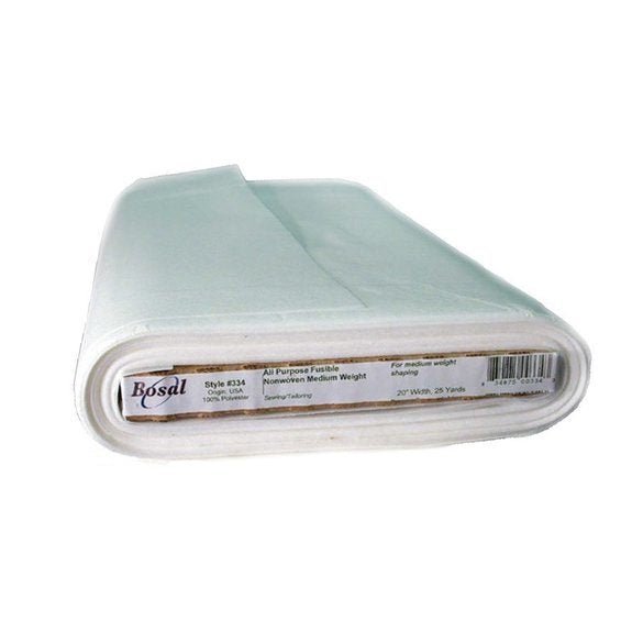 Bosal 334, Dura - Fuse, Fusible Stabilizer. 20", Sold by the Yard - Boho Fabrics - Interfacing