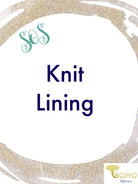 BRAND REPS ONLY! Fabric for Lining: KNIT - Boho Fabrics