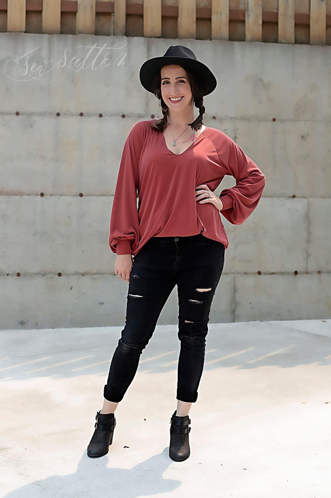 Brick Red, Cupro Rib Knit. CUP.R-112-RED - Boho Fabrics