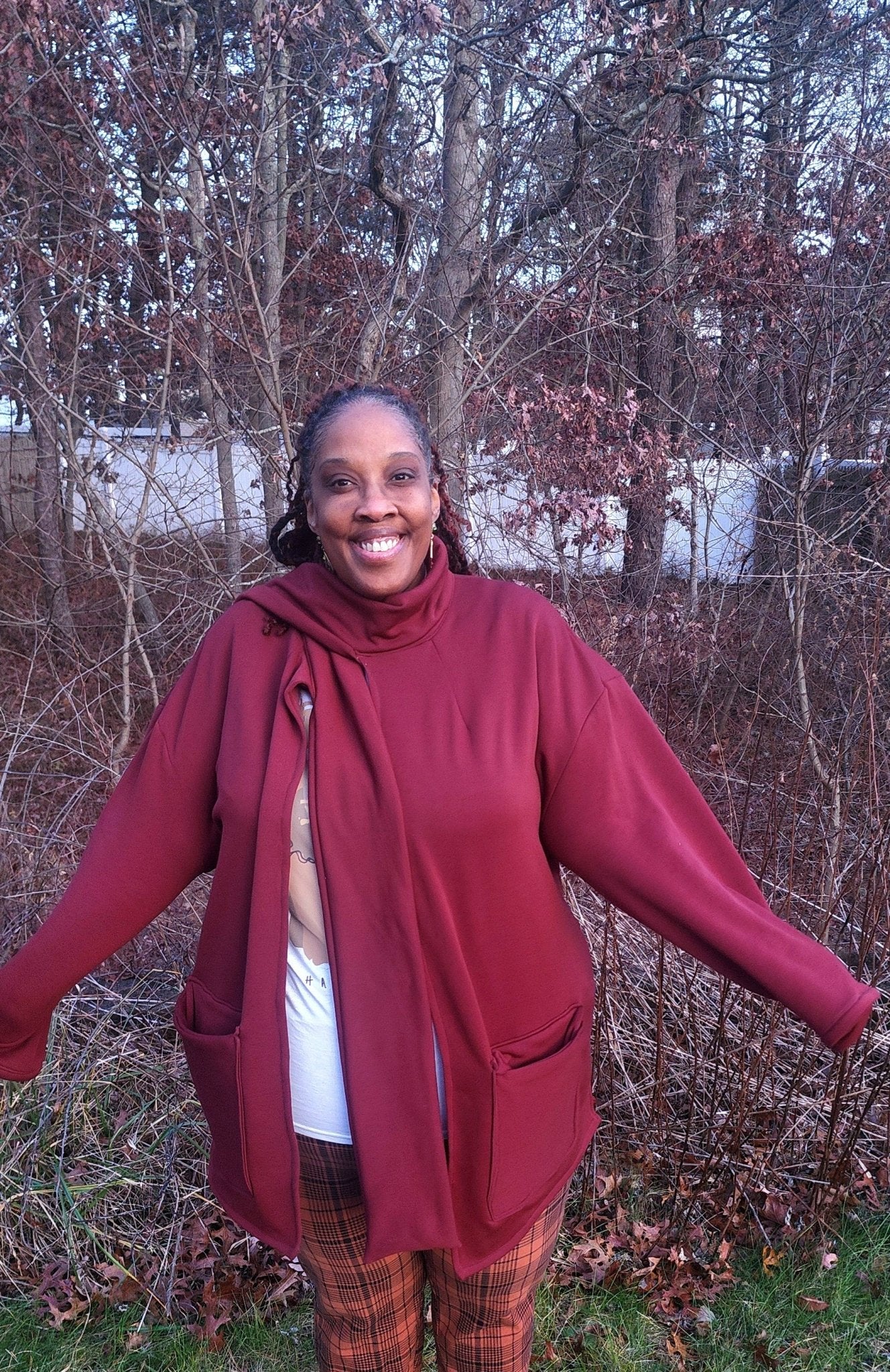 Brick Red, Power Stretch Pro Fleece - Backed Performance Fabric. 2nds - Boho Fabrics - Performance Fabrics