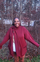 Brick Red, Power Stretch Pro Fleece - Backed Performance Fabric. 2nds - Boho Fabrics - Performance Fabrics