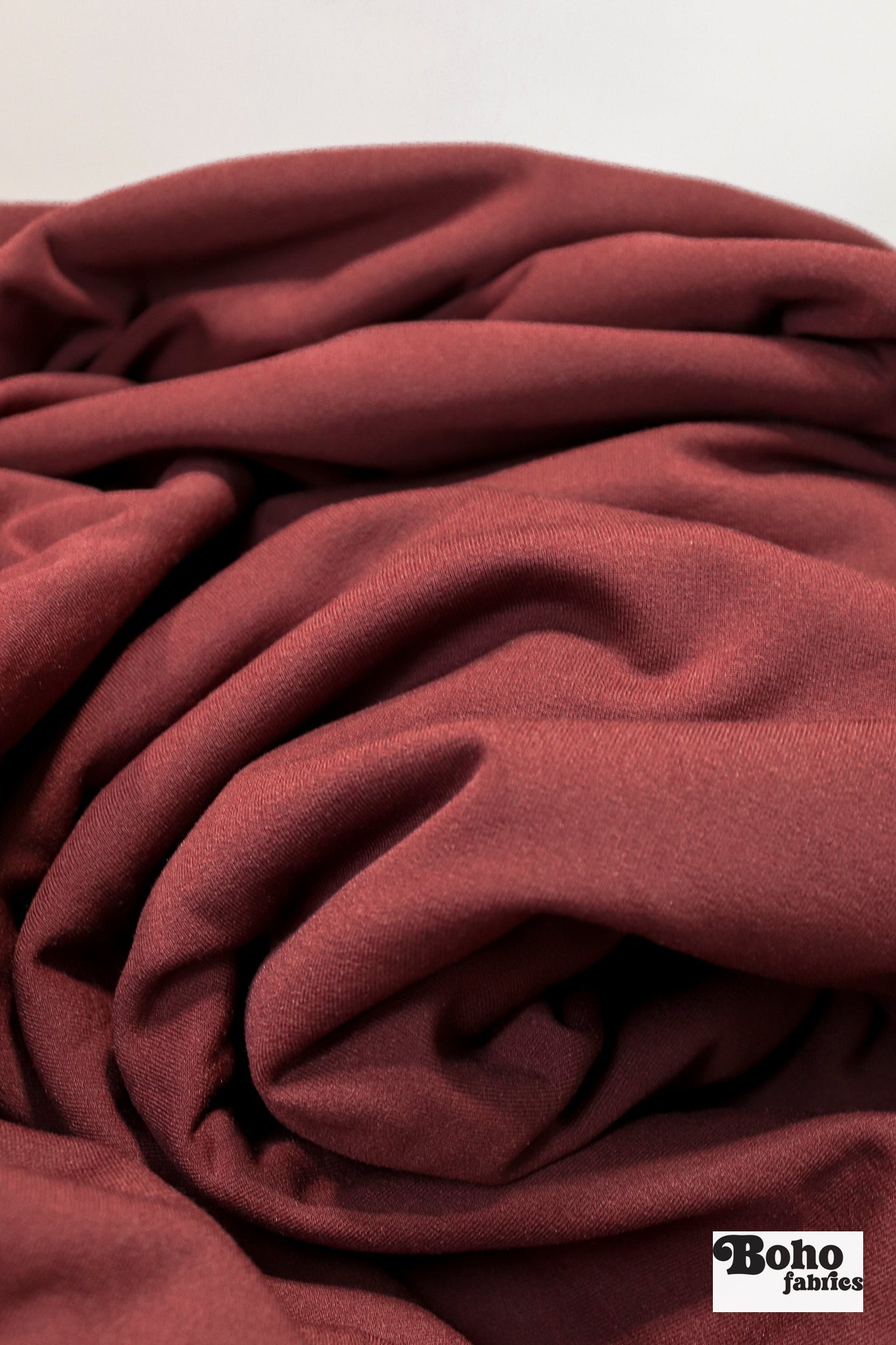 Brick Red, Power Stretch Pro Fleece - Backed Performance Fabric. 2nds - Boho Fabrics - Performance Fabrics