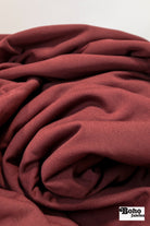 Brick Red, Power Stretch Pro Fleece - Backed Performance Fabric. 2nds - Boho Fabrics - Performance Fabrics