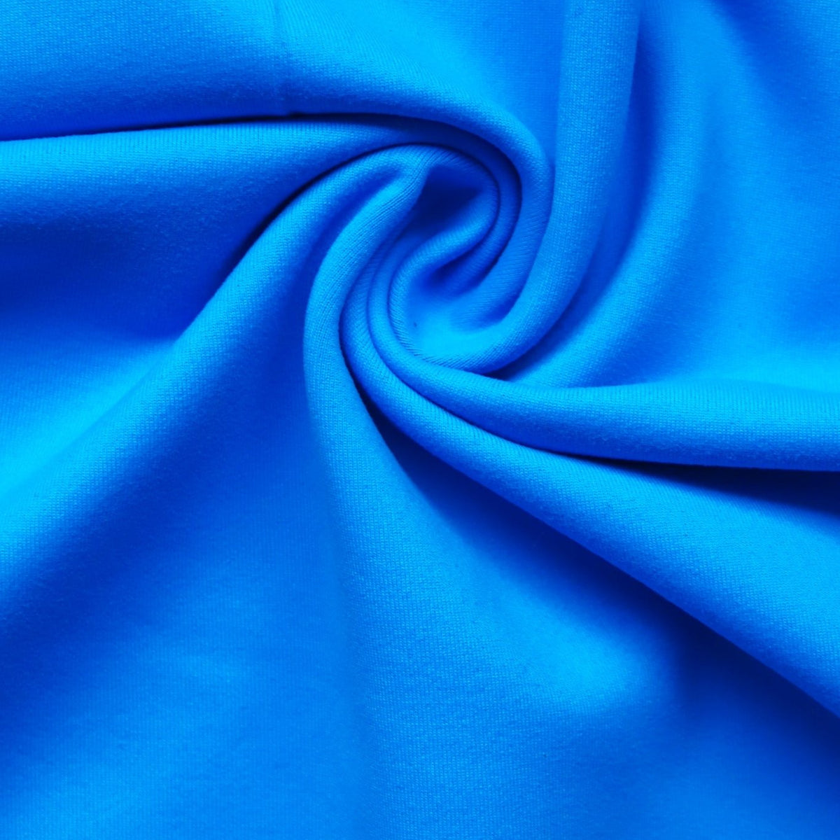 Bright Blue Athletic Knit - Boho Fabrics