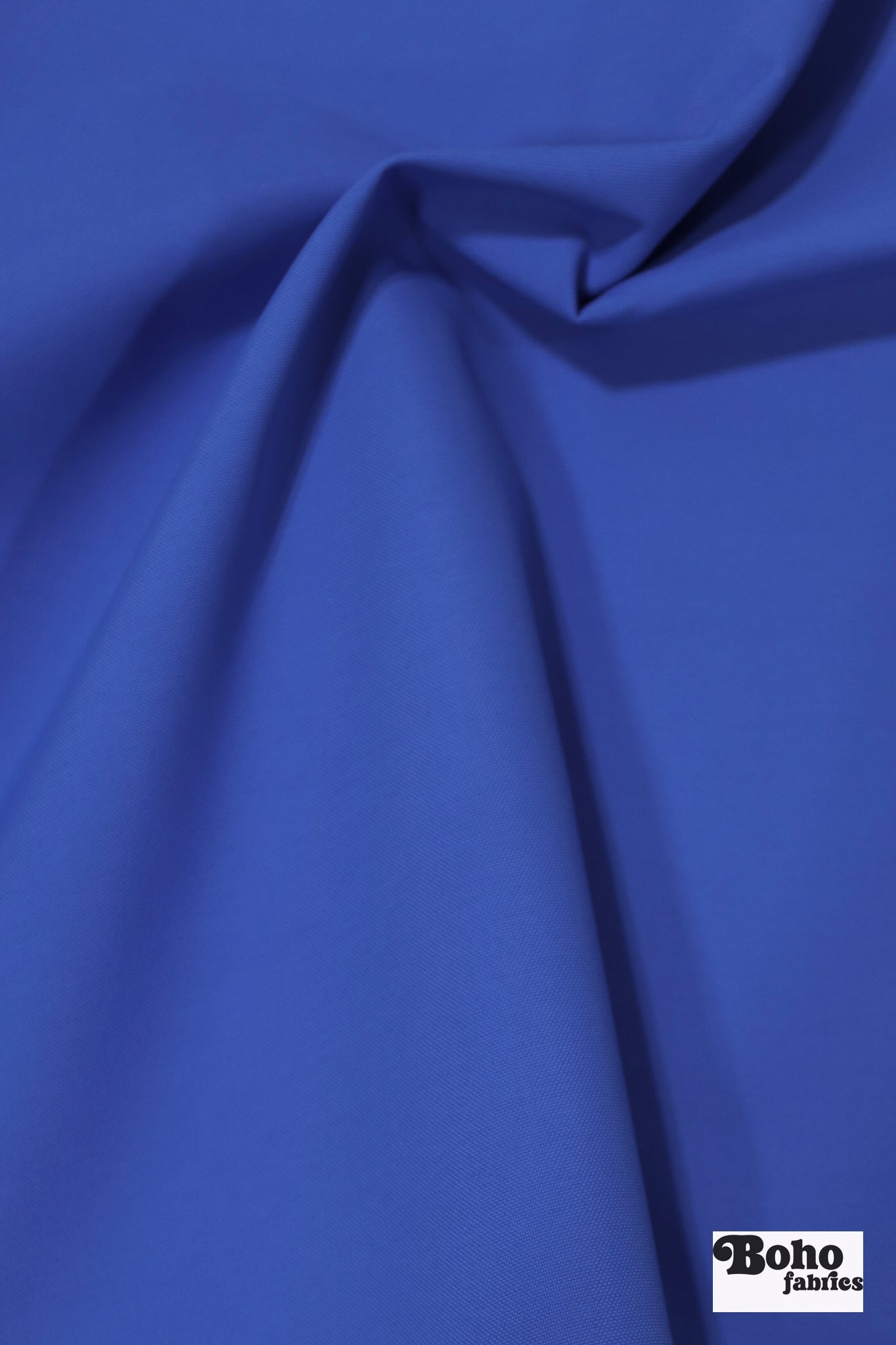 Bright Blue Midweight Cordura Nylon Fabric — Water - Resistant Designer Deadstock - Boho Fabrics - Performance Fabric, Woven