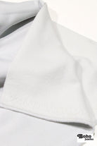 Bright Gray, Power Stretch Pro Fleece - Backed Performance Fabric. 2nds - Boho Fabrics - Performance Fabrics