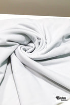 Bright Gray, Power Stretch Pro Fleece - Backed Performance Fabric. 2nds - Boho Fabrics - Performance Fabrics