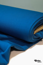 Bright Harbor Blue, Power Stretch Pro Fleece - Backed Performance Fabric 2nds - Boho Fabrics - Performance Fabrics