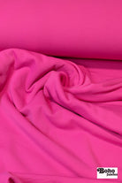 Bright Peony Pink, Power Stretch Pro Fleece - Backed Performance Fabric - Boho Fabrics - Performance Fabrics