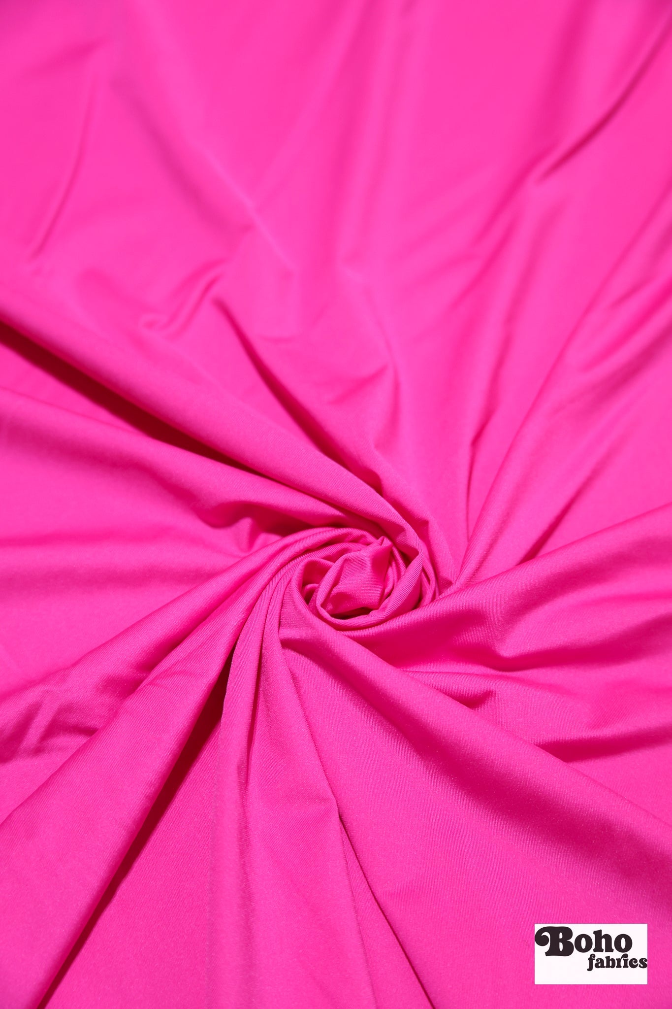 Bright Pink, Solid Athletic Knit Fabric - Boho Fabrics - Athletic Knit Fabric