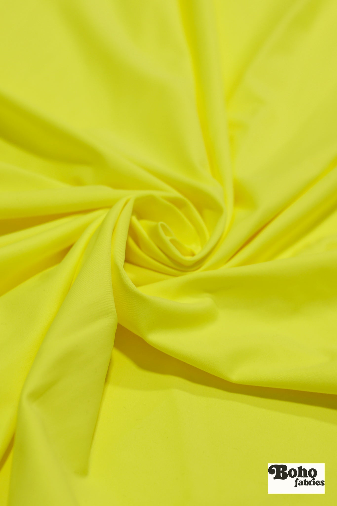 Bright Yellow Swim Knit Fabric - Boho Fabrics - Swim Knit, Solid Fabric