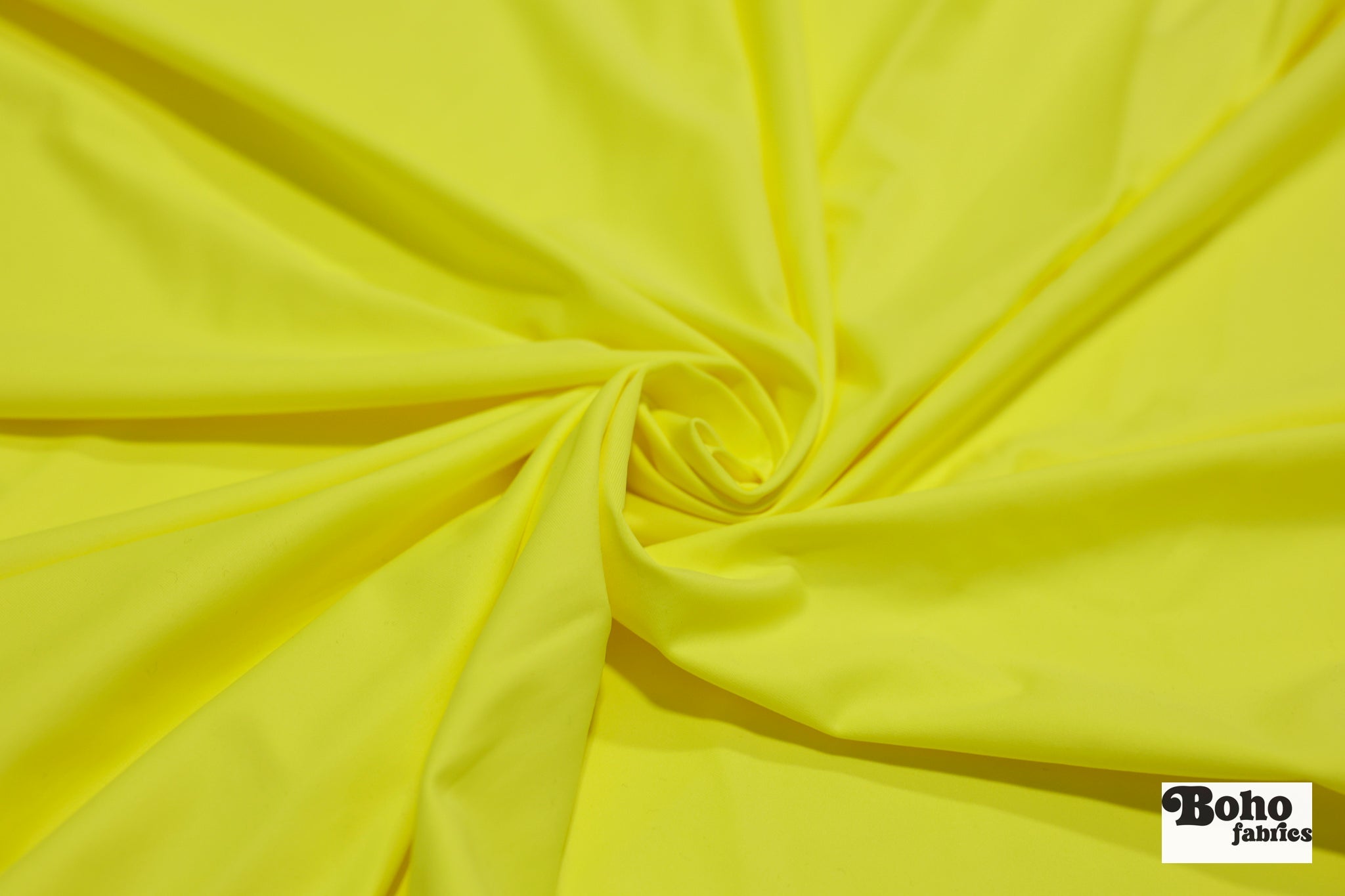 Bright Yellow Swim Knit Fabric - Boho Fabrics - Swim Knit, Solid Fabric