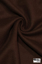 Brown Bear, Twill Italian Wool Coating Fabric - Boho Fabrics - Wool Coating, Woven