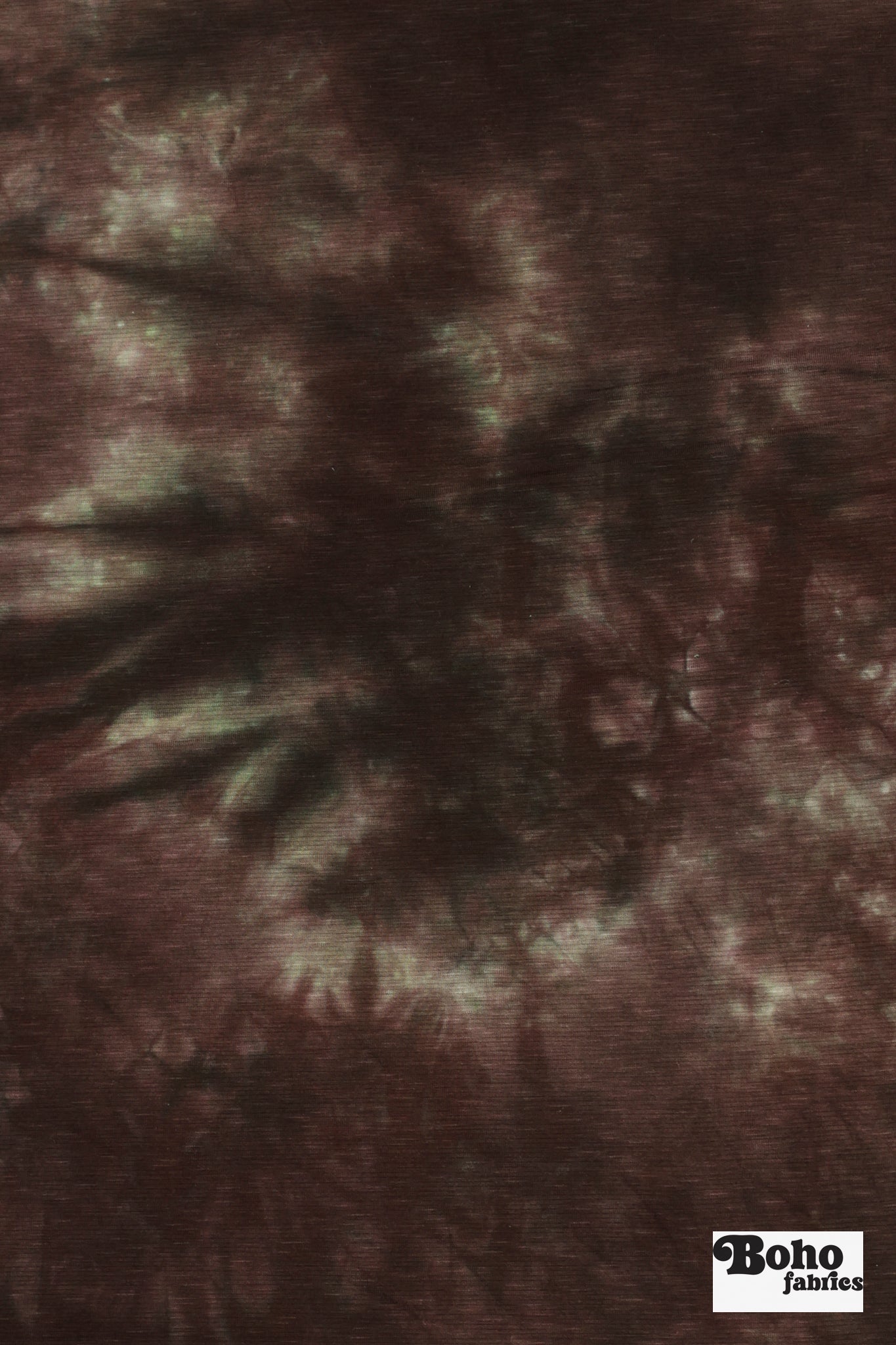 Brown Ice Dyed Jersey Knit Fabric - Boho Fabrics - Jersey Knit Printed Fabric