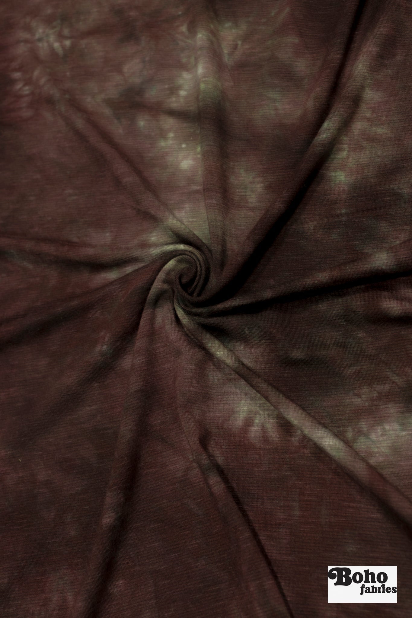 Brown Ice Dyed Jersey Knit Fabric - Boho Fabrics - Jersey Knit Printed Fabric