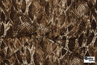 Brown Snake Print, Jersey Knit Fabric - Boho Fabrics - Rayon Jersey Solid, Knit Fabric