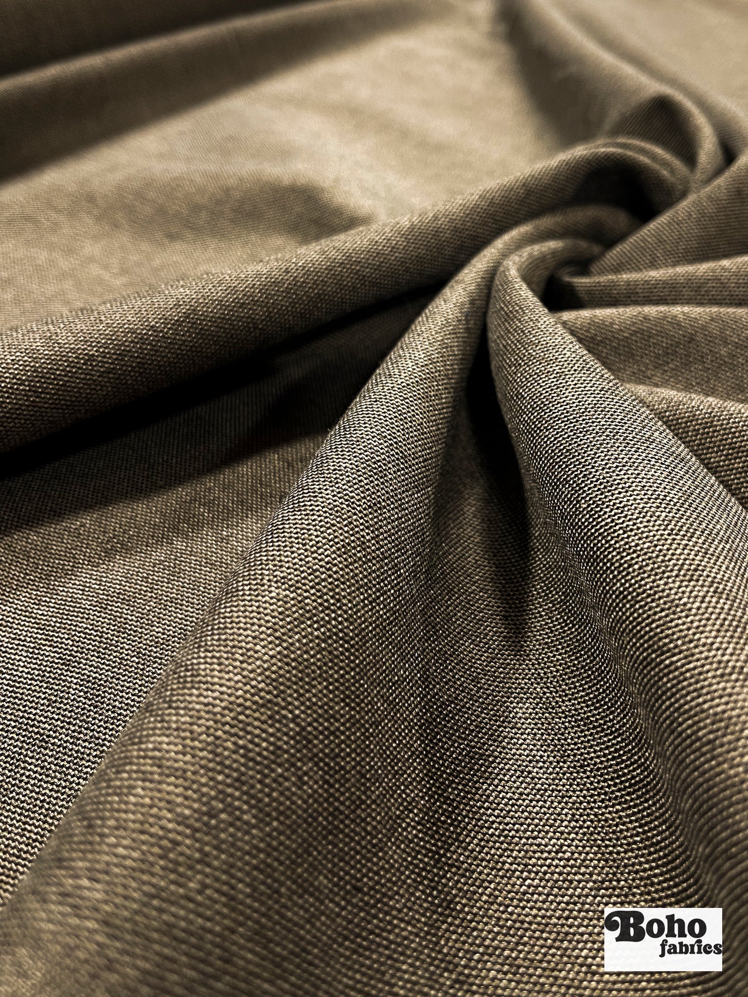 Brown Suiting Fabric - Boho Fabrics - Stretch Woven Fabric