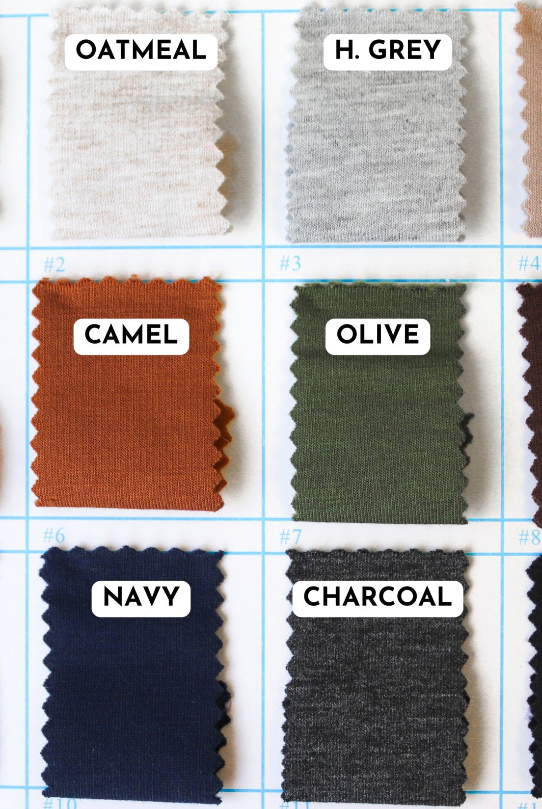 Brushed French Terry Solid Knit Fabric. - Boho Fabrics