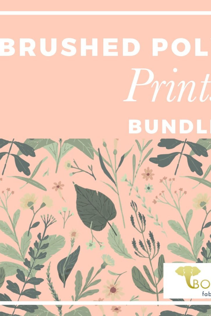Brushed Poly Prints Fabric Bundle - ALL PRINTS! - Boho Fabrics