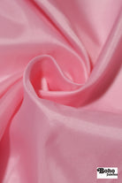 Bubblegum Pink Satin Lining Woven Fabric - Boho Fabrics - Lining
