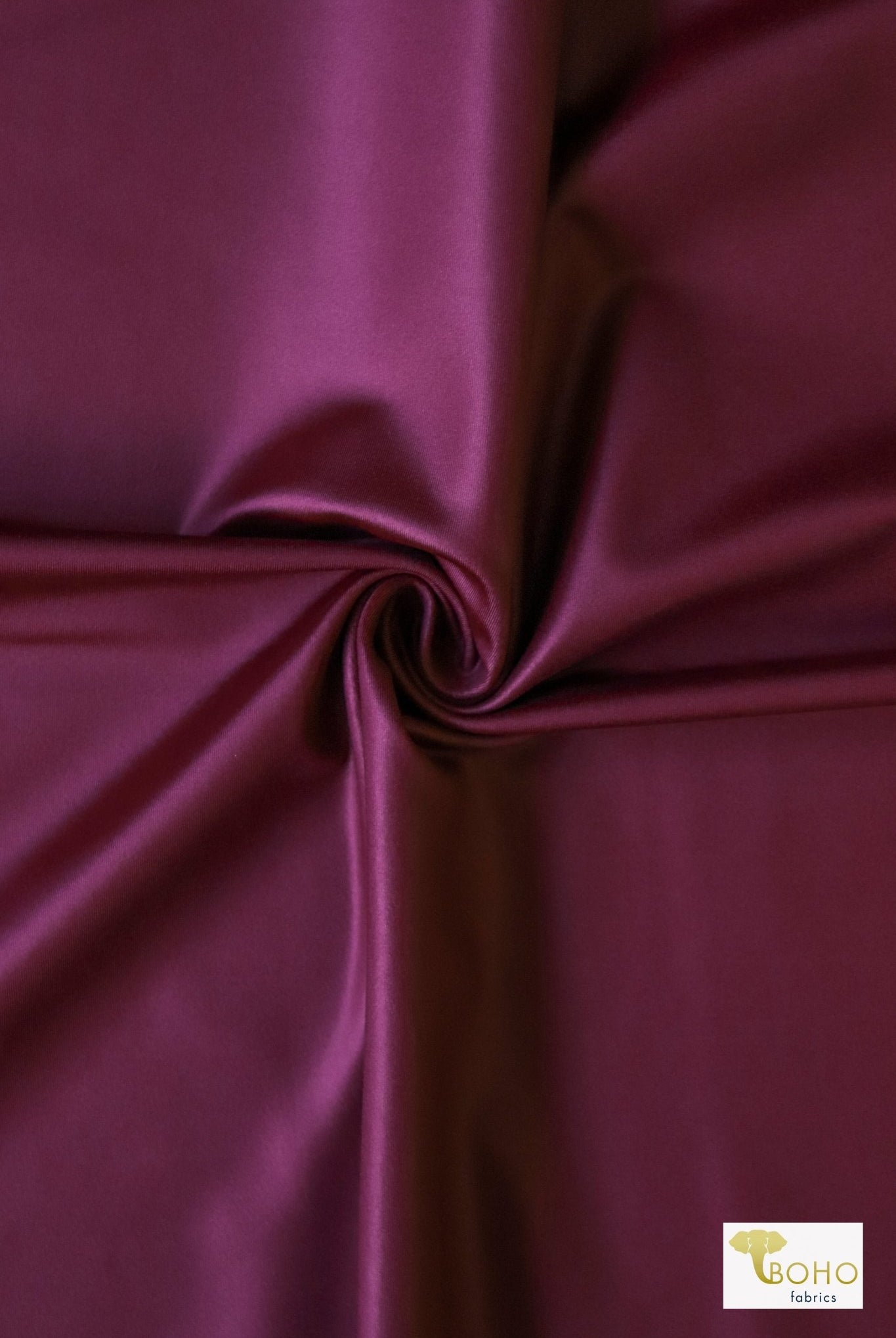 Burgundy Red Coated, Athletic Knit - Boho Fabrics