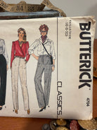 Butterick Sewing Pattern #4704 — Misses' Pants, Size 6-8-10, Vintage 1980s - Boho Fabrics - Sewing Patterns