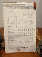 Butterick Sewing Pattern #6633 — Mandarin Collar Dress with Pleated Skirt, Size 14, Bust 32, Vintage 1953 - Boho Fabrics - Sewing Patterns