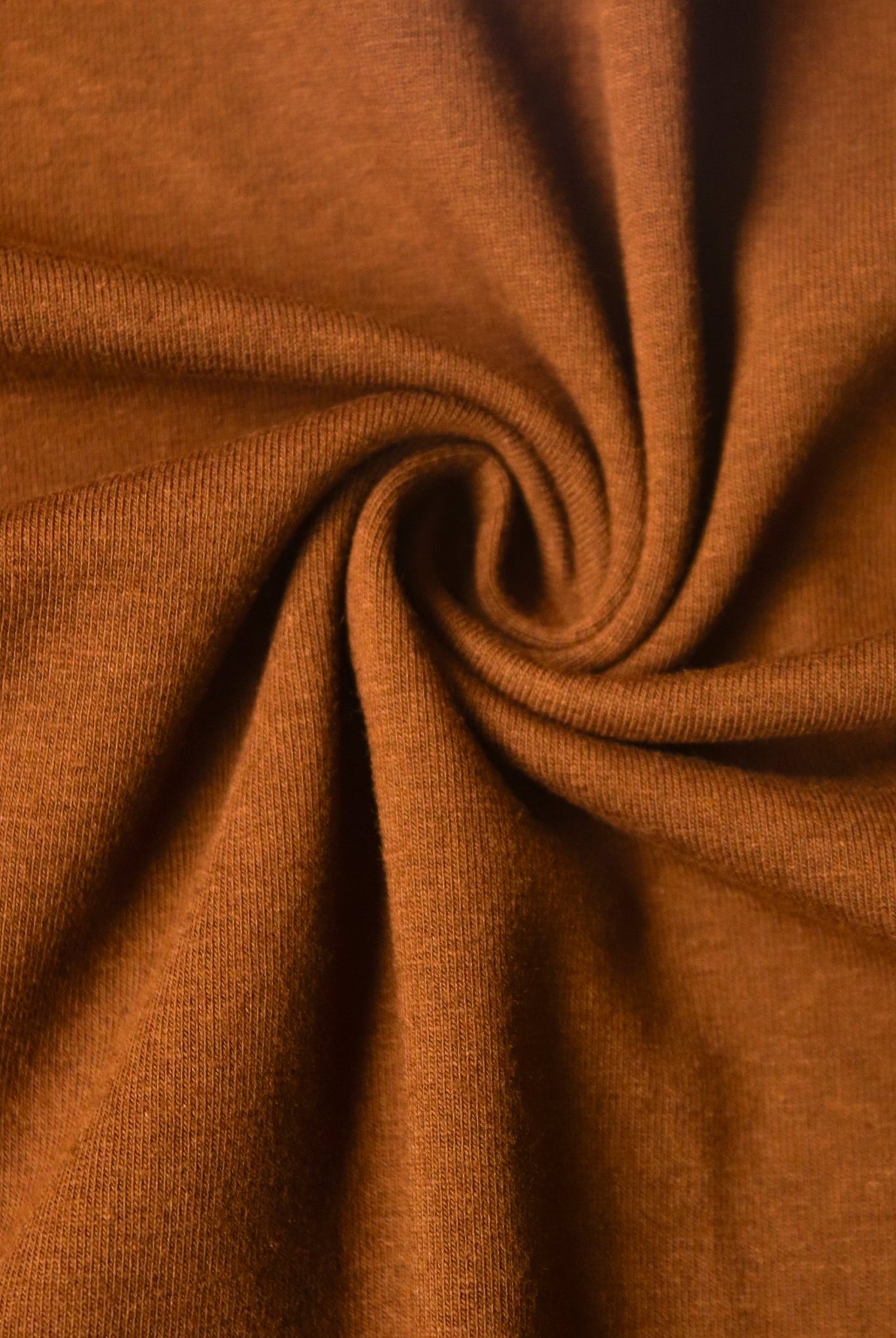 Camel, Solid Cotton Spandex Knit Fabric, 8 oz. - Boho Fabrics