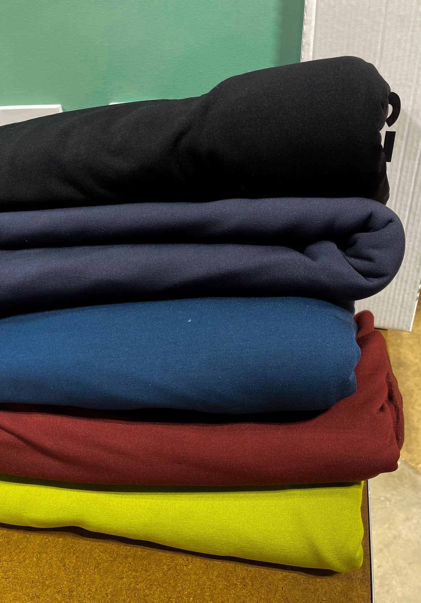 Capri Blue, Power Stretch Pro Fleece - Backed Performance Fabric. 2nds - Boho Fabrics - Performance Fabrics