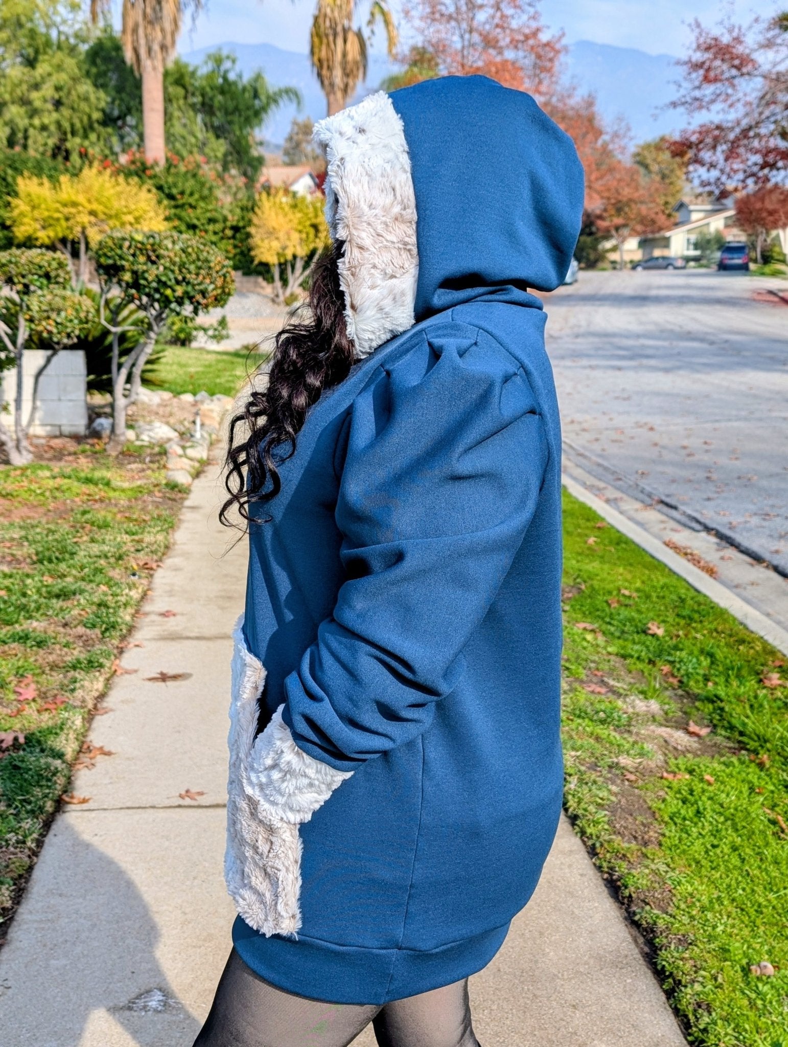 Capri Blue, Power Stretch Pro Fleece - Backed Performance Fabric. 2nds - Boho Fabrics - Performance Fabrics