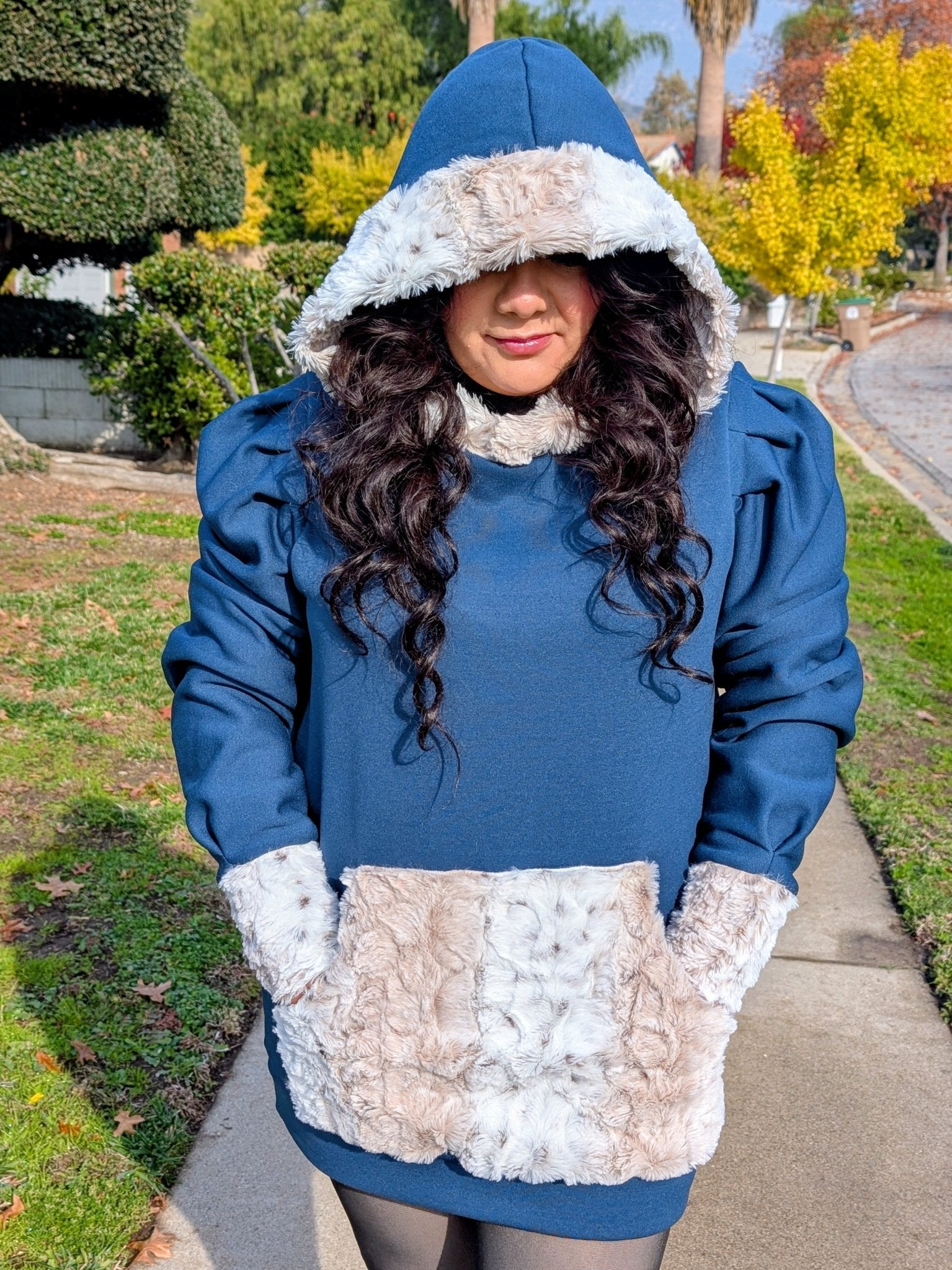 Capri Blue, Power Stretch Pro Fleece - Backed Performance Fabric. 2nds - Boho Fabrics - Performance Fabrics