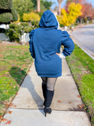 Capri Blue, Power Stretch Pro Fleece - Backed Performance Fabric. 2nds - Boho Fabrics - Performance Fabrics