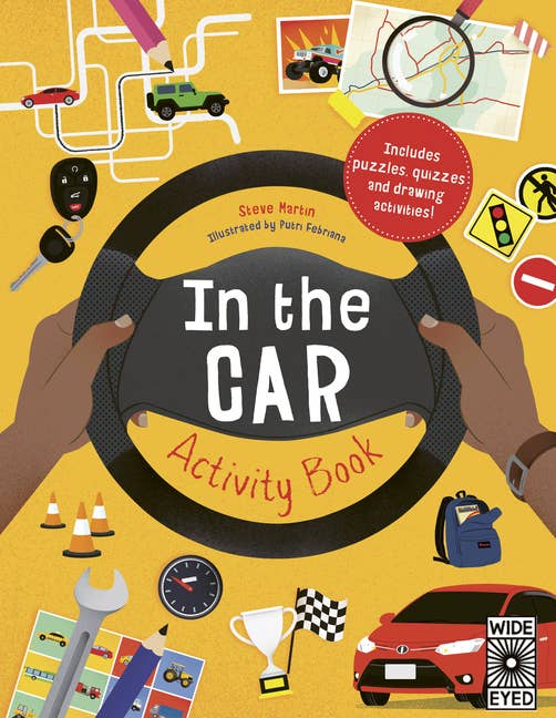 Car Activity Book: Puzzles, Quizzes, And Drawing Activities - Boho Fabrics - Books