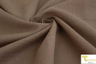 Caramel Brown. Cotton Lightweight Woven Solid Fabric. WV-136-BRWN - Boho Fabrics