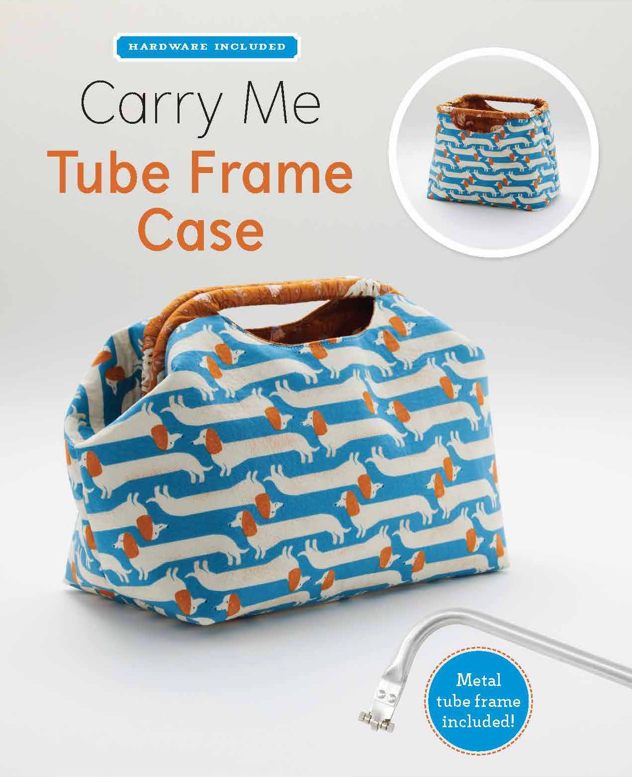 Carry Me Tube Frame Case Kits - Boho Fabrics - Bag Making Supplies
