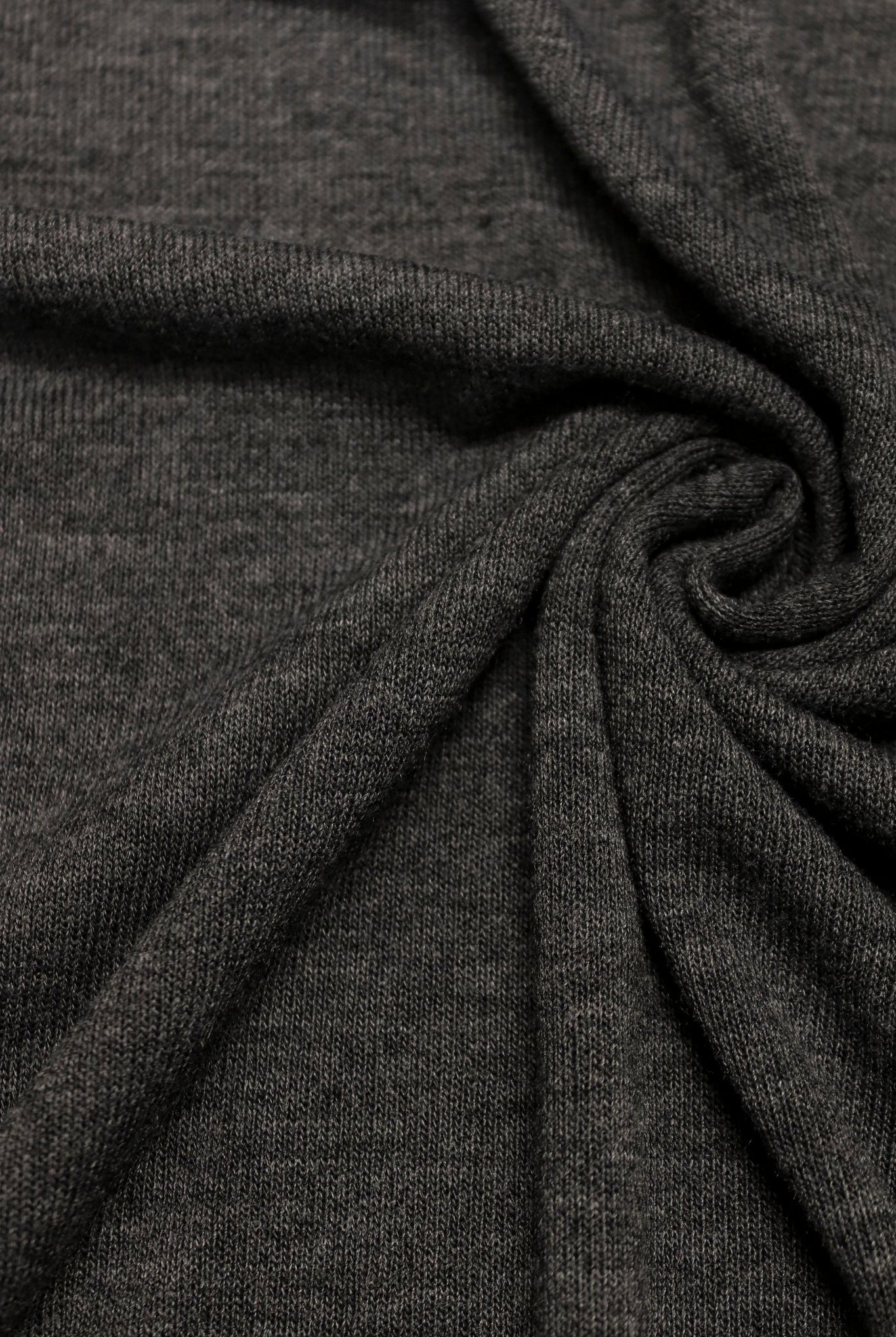 Castle Gray Sweater Knit. SWTR-314. - Boho Fabrics