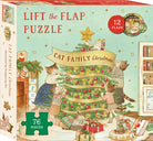 Cat Family Christmas Lift-the-flap Jigsaw Puzzle - Boho Fabrics - Puzzles