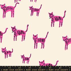Catnap in Playful by Alexia Abegg for Ruby Star Society – 100% Cotton Fabric – RS4132 13 - Boho Fabrics - Quilting Cotton, Woven