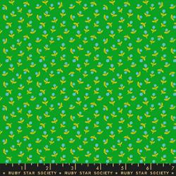 Catnap in Verdant by Alexia Abegg for Ruby Star Society – 100% Cotton Fabric – RS4103 19 - Boho Fabrics - Quilting Cotton, Woven