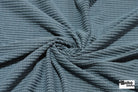 Cerulean Blue, Power Grid Fleece by Polartec. Performance Knit Fabric - Boho Fabrics - Performance Fabrics
