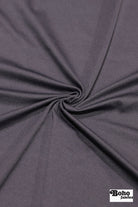 Charcoal Gray, Nylon Stretch Lining Knit Fabric - Boho Fabrics - Lining
