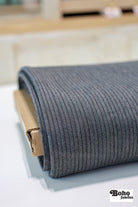 Charcoal & Maroon Herringbone, Suiting Fabric - Boho Fabrics - Suiting, Woven Fabric